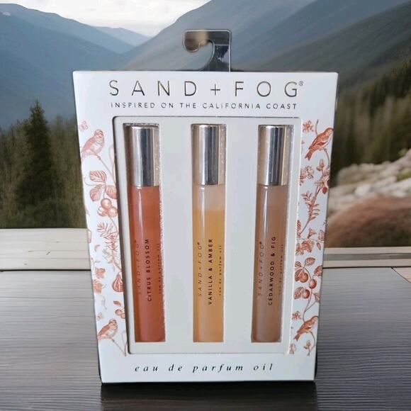 Sand And Fog Parfum Oil Set Citrus Blossom Vanilla Amber Parfum Oil - Picture 1 of 2